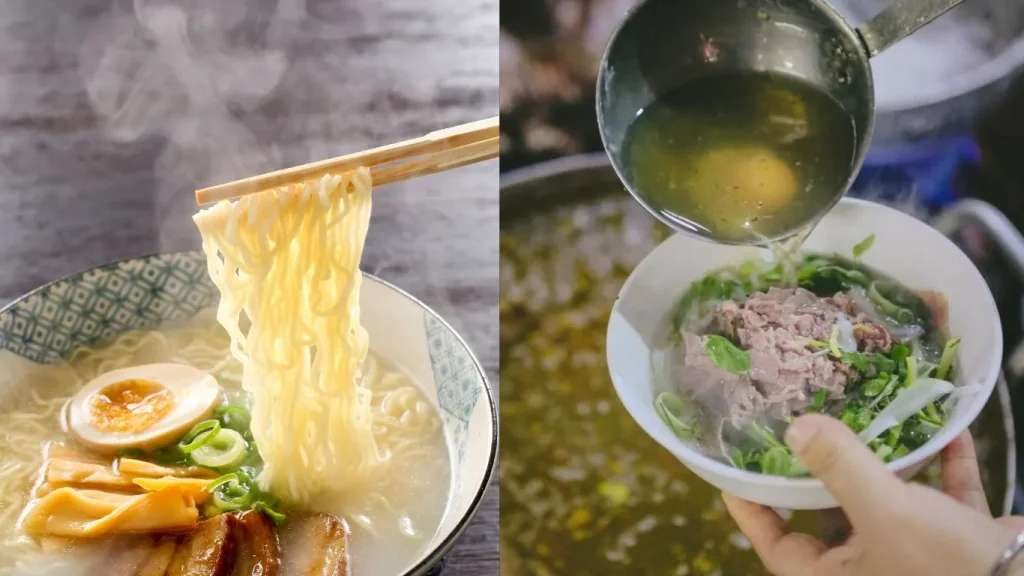 So sánh chi tiết phở và ramen: Mỗi món một vẻ, mười phân vẹn mười